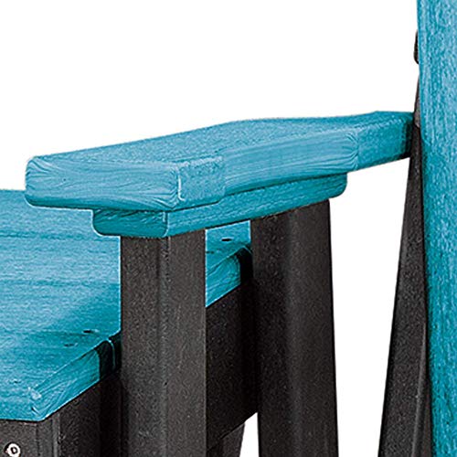 American Furniture Classics Double Glider Aruba Blue/Black