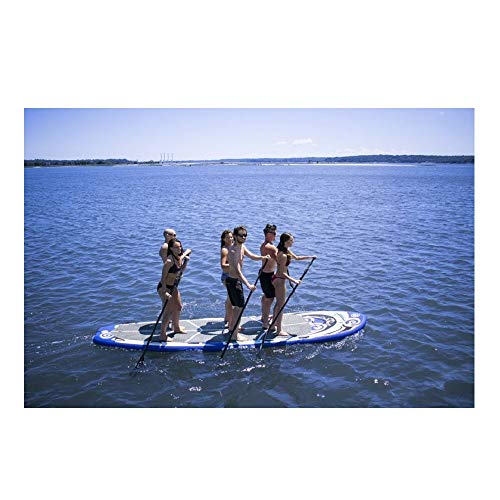Swim Central Inflatable Maori Giant Multi-Person Paddleboard 15' Blue