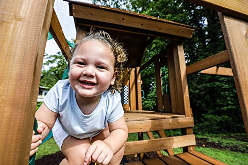 Swing-N-Slide Knightsbridge Plus Swing Set Wood Green