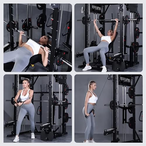 RitKeep Fitness PMAX-4750 Dual Plate Loaded Smith Machine Black