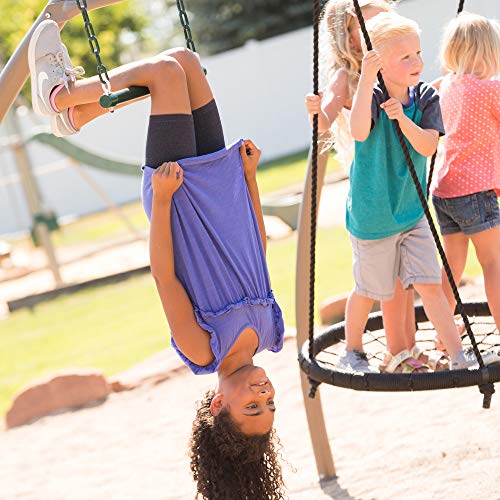 Lifetime Adventure Tower Swing Set with Spider Swing Earthtone