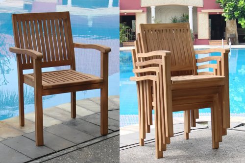TeakStation 8 Seater Grade-A Teak Wood 9 Pc Dining Set Teak
