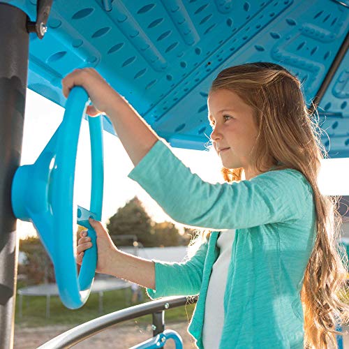 Lifetime Adventure Tower Playset Swing Set Blue