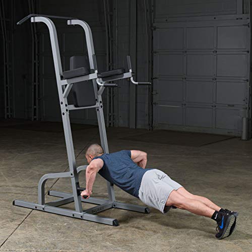 Body-Solid GVKR82 Vertical Knee Raise Machine Gray