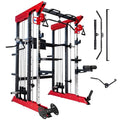 GarveeLife Power Cage Smith Machine Red