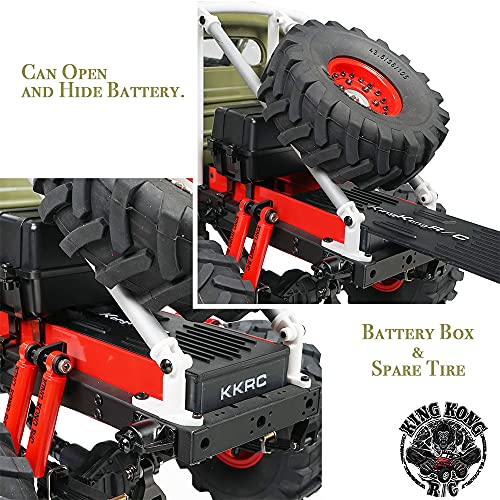 Kingkong RC 1/12th Mud Monster 4x4 Soviet Truck Metal Chassis Kit White