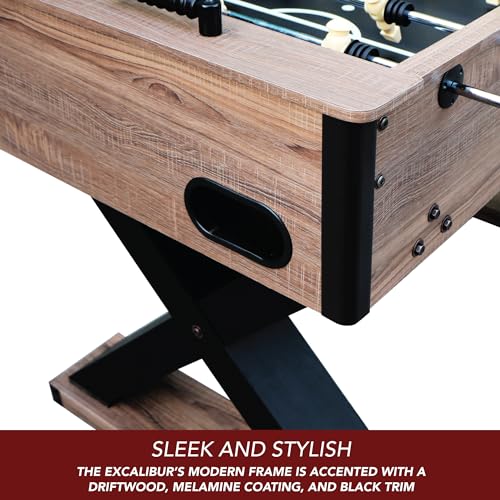 Hathaway Excalibur 54-in Competition Foosball Table Driftwood