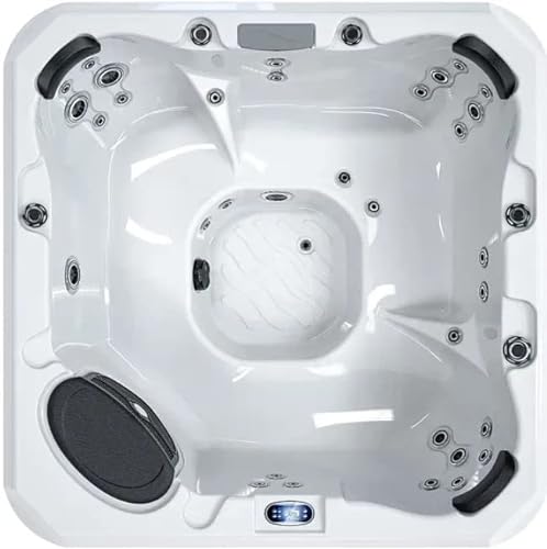 Luxuria Spas Aspen 7-Person 43-Jet Hot Tub Homemade White/Coffee