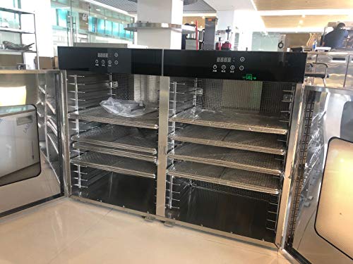 Kolice Commercial High Capacity 32-Tier Food Dehydrator Silver