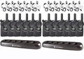 Motorola Solutions 12 CLS1110 Two Way Radio Walkie Talkies with Multi Chargers and Earpieces Black