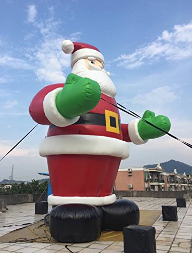 Air-Ads Supplies 26ft Inflatable Giant Christmas Santa Claus Red Green