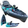 Reel Yaks 9.5ft Modular Fishing Kayak Cyan Gray