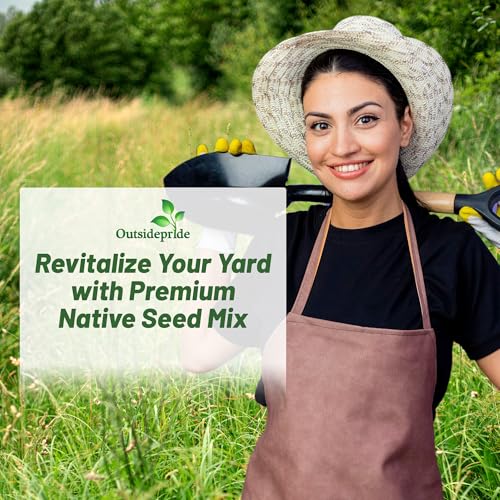 Outsidepride Southwest Native Grass Seed Mix 25 lbs Green