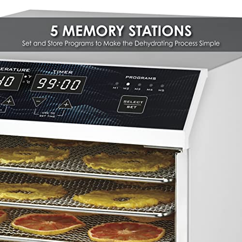 Waring Commercial Food Dehydrator WDH10 10 Tray Natural