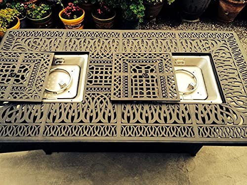 Generic Theworldofpatio Elizabeth 7 Piece Double Burner Bar Set