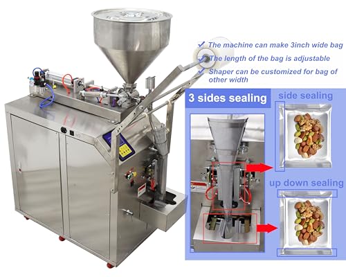 PreAsion Automatic Liquid Paste Filling Sealing Machine Stainless Steel 3-Inch Wide