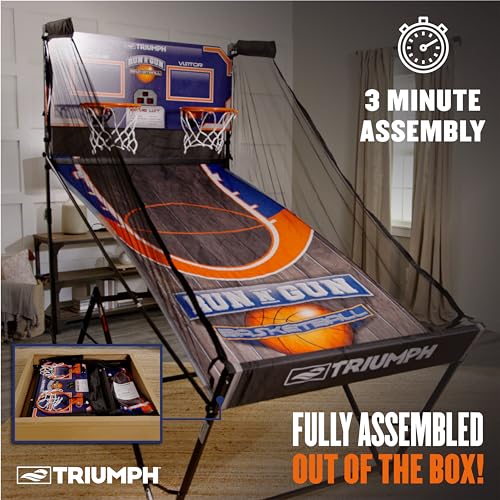 Triumph Sports Run n Gun Arcade Basketball Game Fully Assembled