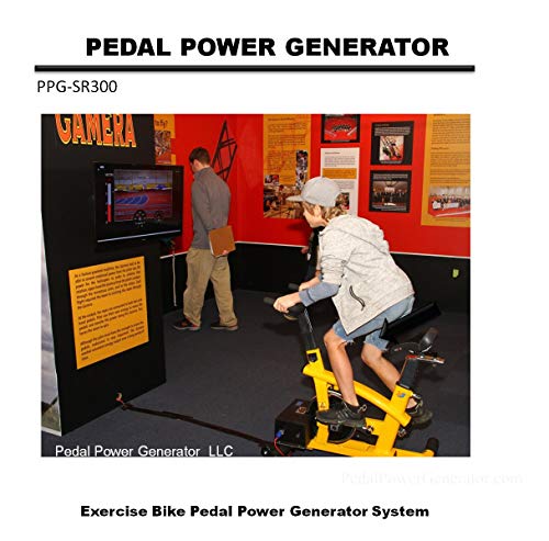 Pedal Power Generator Stationary Exercise Bike System - Child and Adult