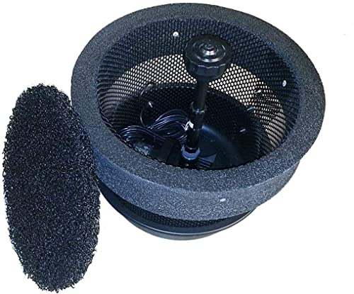 Custom Pro 3000 Floating Pond Fountain Aerator Silver