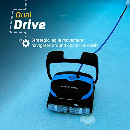 Dolphin Nautilus CC Supreme Robotic Pool Vacuum Cleaner Black
