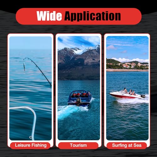 TBVECHI 6.5 HP 4-Stroke Outboard Motor Tiller Shaft Boat Engine