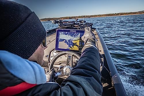 Lowrance HDS PRO 10 Inch Fish Finder/Chart Plotter with ActiveImaging HD 3-in-1 Transducer, Black