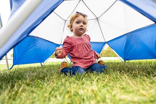 Jack and June Jungle Gym Canopy Set Outdoor Play UV-Resistant Blue/Grey