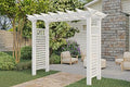 Vita Fairfield Grande Vinyl Arbor 111"x86" White