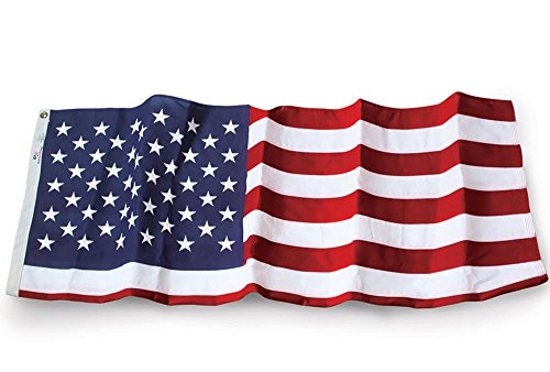 Allied Flag Outdoor Heavyweight Polyester U.S. Flag 30ft x 50ft Red White Blue