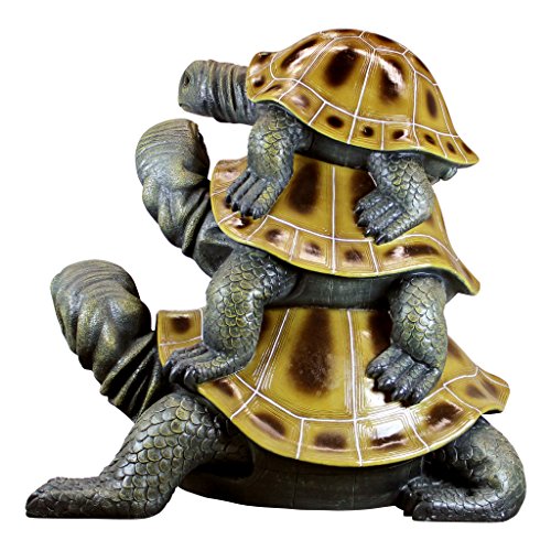 Design Toscano Giant Threes a Crowd Turtle Statue Giant