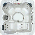 Home and Garden Spas 5 Person 51 Jet Spa with Stainless Jets and Ozone System Included Sterling White