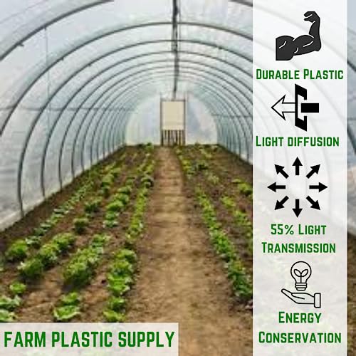 Farm Plastic Supply 6 Mil White Plastic Sheeting 32' x 150'