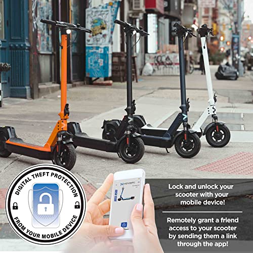 H-1 PRO Boss Foldable Electric Scooter 500W 20mph 24 Mile Range Blue