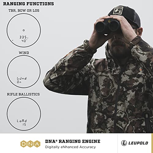 Leupold BX-4 Range HD TBR/W 10x42mm Range-Finding Binocular Shadow Gray