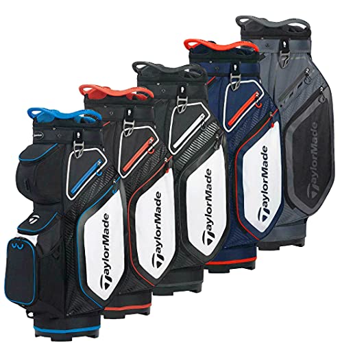TaylorMade Pro 8.0 Cart Bag Navy/White/Red