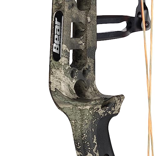 Bear Archery Escalate Adult Compound Bow Package 70 lb Draw Weight Right Hand True Timber Strata