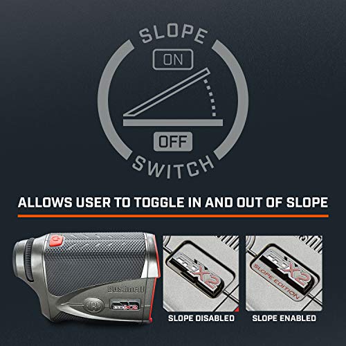 Bushnell Pro X2 Golf Laser Rangefinder Gray