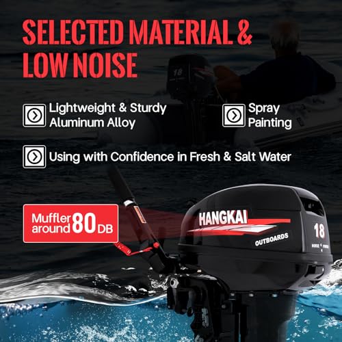 DMSIDN HANGKAI 18HP 2 Stroke Gas Outboard Motor Engine