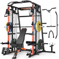 FEIERDUN Power Cage Smith Machine FOR01 + Weight Bench +BP 230lb