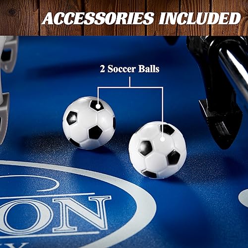 Barrington Billiards Foosball Table 58" Irvine Black/Grey