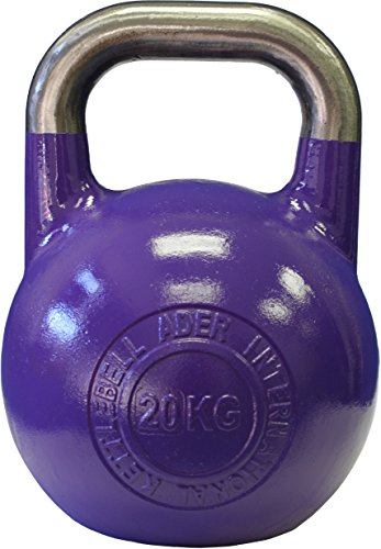 Ader Sporting Goods Ader Pro-grade Int'l Kettlebells Set 14pcs with DVD - 7 Pairs (8-32kg) X2 Rainbow