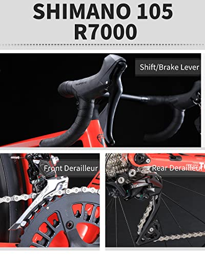 KOOTU Carbon Road Bike Blue Pink