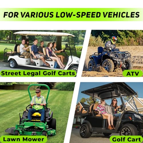 Cxeny 51.2V 150Ah LiFePO4 Golf Cart Battery with 18A Charger & Mobile App