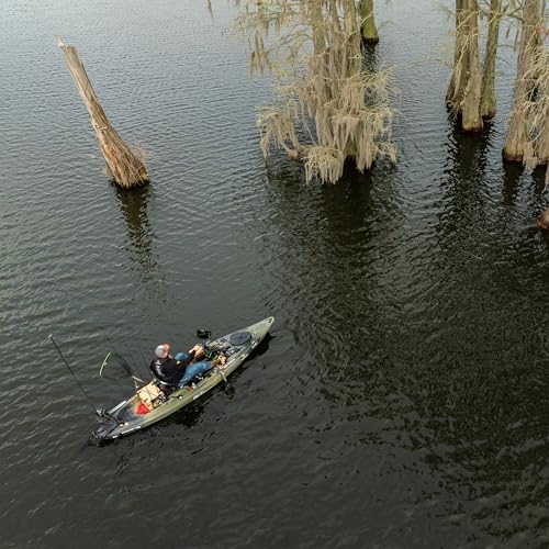 Old Town Sportsman BigWater ePDL+ 132 Power Assist Pedal Fishing Kayak Marsh Camo