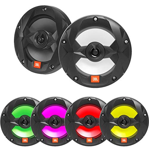 Enrock Marine Infinity PRV-315.2 Bluetooth Marine Radio Receiver with 10" Subwoofer & 4x 6.5" LED Speakers Black LED