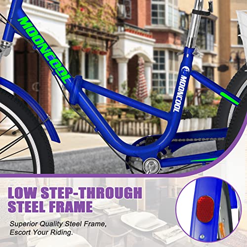 DoCred Adult Folding Tricycle 7-Speed Blue