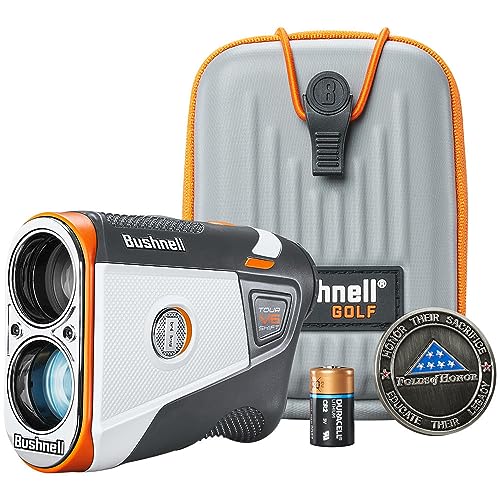 Bushnell Golf Tour V6 Shift Patriot Laser Rangefinder White/Orange/Black