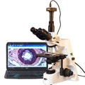 AmScope Digital Trinocular Compound Microscope 40X-2500X Magnification
