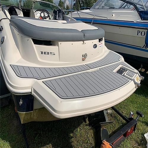 Algasan Boat EVA Faux Teak Decking Floor Mat for 2013 Sea Ray 190 Sport - Multiple Color Options
