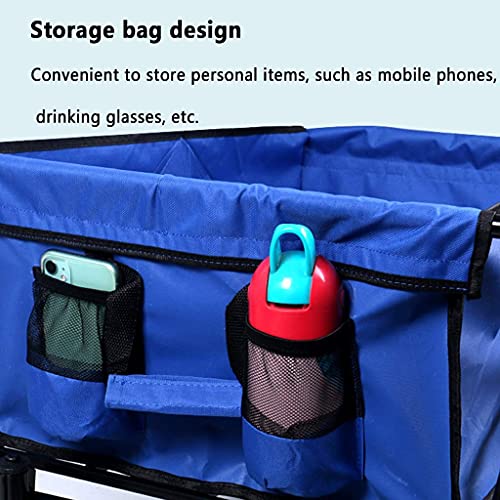 5sssallefaa Folding Utility Wagon Collapsible Cart 100kg Red